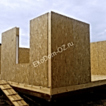 Дом из СИП панелей в д. Белавино