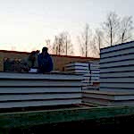 Дом из СИП панелей в СНТ Дружба-2, Раменский район