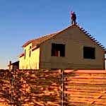 Два дома из СИП панелей в КП Сантория,Чеховский район