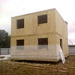 Двухэтажный дом из СИП панелей, д.Дубровка