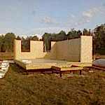 Двухэтажный дом из СИП панелей, д.Дубровка