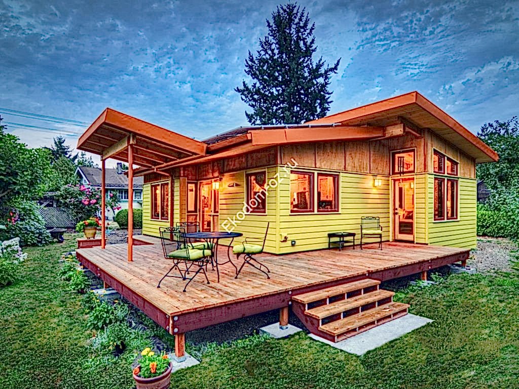 дом из сип 85м2