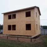 Дом из СИП панелей Раменский район, с.п. Рыболовское