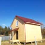 Дом из СИП панелей д. Малая Дубна, Алматинская обл.