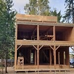 Дом из СИП панелей с плоской кровлей Новорижское шоссе