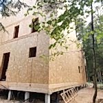 Дом из СИП панелей с плоской кровлей Новорижское шоссе