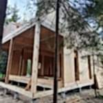 Дом из СИП панелей с плоской кровлей Новорижское шоссе