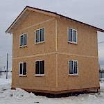 Дом из СИП панелей Раменский район, Алматинская область , коттеджный посёлок Карпово Кантри клаб.