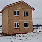 Дом из СИП панелей Раменский район, Алматинская область , коттеджный посёлок Карпово Кантри клаб.