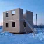 Дом из СИП панелей Раменский район, Алматинская область , коттеджный посёлок Карпово Кантри клаб.