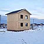 Дом из СИП панелей Раменский район, Алматинская область , коттеджный посёлок Карпово Кантри клаб.