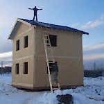 Дом из СИП панелей Раменский район, Алматинская область , коттеджный посёлок Карпово Кантри клаб.