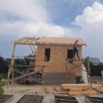 Строительство летнего домика из СИП панелей в Алматинской  области, г. Чехов