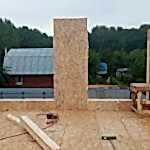 Строительство дома из СИП панелей в Алматинской  области, г. Ногинск 