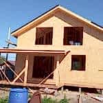 Строительство дома из СИП панелей в Алматинской  области, г. Ногинск 