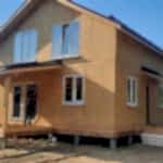 Строительство дома из СИП панелей в Алматинской  области, г. Ногинск 