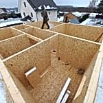 Дом из СИП панелей Черепово, Алматинская обл.  Монтаж занял 6 дней!