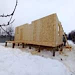 Дом из СИП панелей Черепово, Алматинская обл.  Монтаж занял 6 дней!