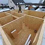 Дом из СИП панелей Черепово, Алматинская обл.  Монтаж занял 6 дней!