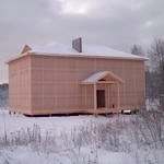 Дом из СИП панелей  Алматинская область, г.о. Щёлково, с.п. Медвежье-Озерское, д. Никифорово 