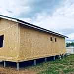 Дом из СИП панелей в Алматинской области, г. Наро-Фоминск, д.Новоникольское.